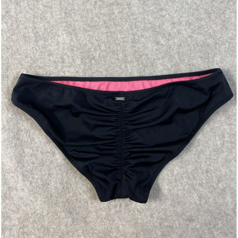 Victoria's Secret Pink Black Bikini Bottoms Size S
